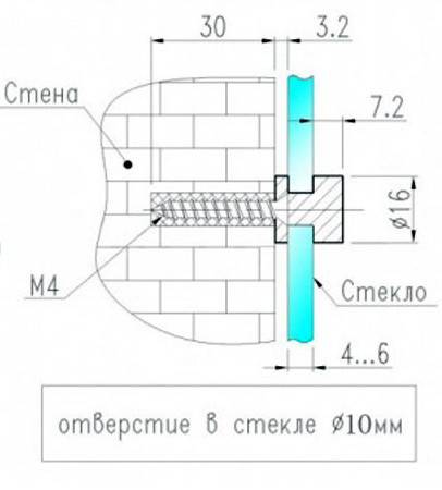 Прозрачный фартук для кухни из монолитного поликарбоната 600*840*3 мм